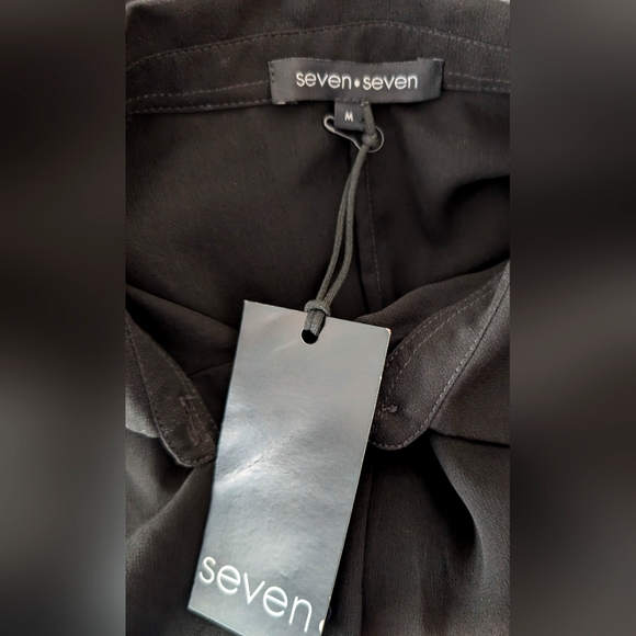 seven•seven Fabulous Sheer Dropped Shoulder Half Top - Picture 5 of 8